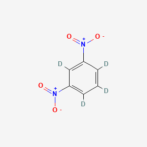 molecular formula C6H4N2O4 B1360364 1,3-Dinitrobenzene-d4 CAS No. 54247-05-1