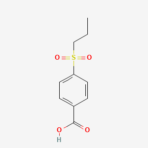 molecular formula C10H12O4S B1360366 Benzoic acid, 4-(propylsulfonyl)- CAS No. 99186-88-6