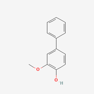 molecular formula C13H12O2 B1360368 2-Methoxy-4-phenylphenol CAS No. 37055-79-1