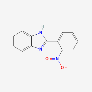 molecular formula C13H9N3O2 B1360378 2-(2-Nitrophenyl)-1H-benzimidazole CAS No. 2208-58-4