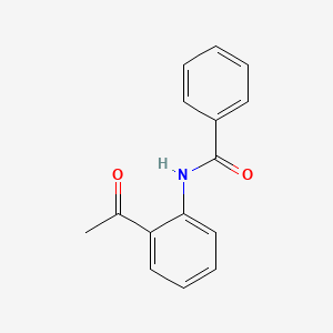 molecular formula C15H13NO2 B1360380 N-(2-Acetylphenyl)benzamide CAS No. 6011-26-3