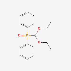 molecular formula C17H21O3P B1360390 (Diethoxymethyl)diphenylphosphine oxide CAS No. 20570-20-1