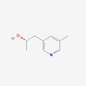 molecular formula C9H13NO B13603920 (S)-1-(5-Methylpyridin-3-yl)propan-2-ol 