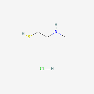 molecular formula C3H10ClNS B1360393 Ethanethiol, 2-(methylamino)-, hydrochloride CAS No. 33744-33-1