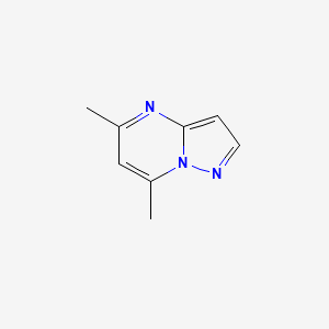molecular formula C8H9N3 B1360396 5,7-Dimethylpyrazolo[1,5-a]pyrimidine CAS No. 35149-38-3