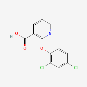molecular formula C12H7Cl2NO3 B1360397 2-(2,4-Dichlorophenoxy)pyridine-3-carboxylic acid CAS No. 36701-91-4
