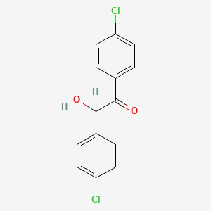 molecular formula C14H10Cl2O2 B1360399 1,2-Bis(4-chlorophenyl)-2-hydroxyethanone CAS No. 4254-20-0