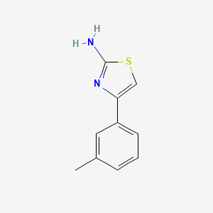 molecular formula C10H10N2S B1360412 4-m-Tolyl-thiazol-2-ylamine CAS No. 5330-67-6