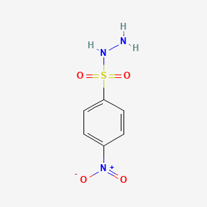molecular formula C6H7N3O4S B1360418 4-Nitrobenzenesulfonohydrazide CAS No. 2937-05-5