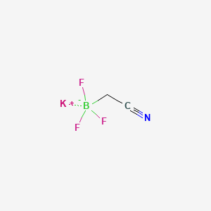 molecular formula C2H2BF3KN B1360425 Potassium (cyanomethyl)trifluoroborate CAS No. 888711-58-8