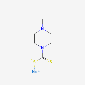 molecular formula C6H11N2NaS2 B1360433 sodium 4-methylpiperazine-1-carbodithioate CAS No. 5712-49-2