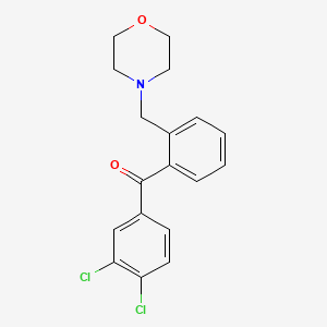 3',4'-Dichloro-2-morpholinomethyl benzophenone