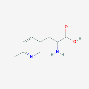 molecular formula C9H12N2O2 B13604409 2-Amino-3-(6-methylpyridin-3-yl)propanoic acid 
