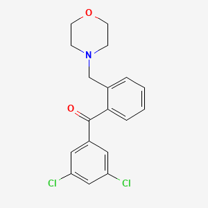 3',5'-Dichloro-2-morpholinomethyl benzophenone