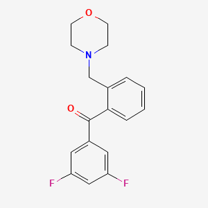 3',5'-Difluoro-2-morpholinomethylbenzophenone
