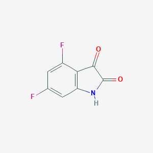 molecular formula C8H3F2NO2 B136047 4,6-二氟-1H-吲哚-2,3-二酮 CAS No. 126674-93-9