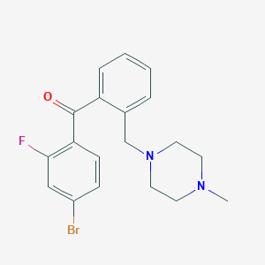 4-Bromo-2-fluoro-2'-(4-methylpiperazinomethyl) benzophenone