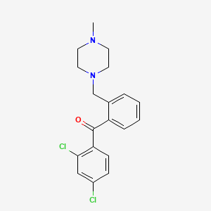 2,4-Dichloro-2'-(4-methylpiperazinomethyl) benzophenon