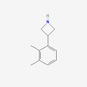 molecular formula C11H15N B13604812 3-(2,3-Dimethylphenyl)azetidine 