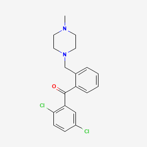2,5-Dichloro-2'-(4-methylpiperazinomethyl) benzophenone