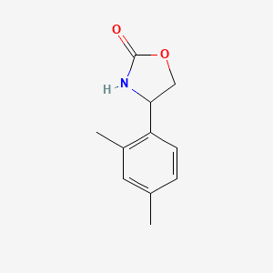 molecular formula C11H13NO2 B13604862 4-(2,4-Dimethylphenyl)oxazolidin-2-one 