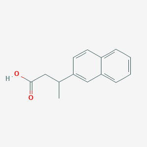 molecular formula C14H14O2 B13604935 3-(Naphthalen-2-yl)butanoic acid 