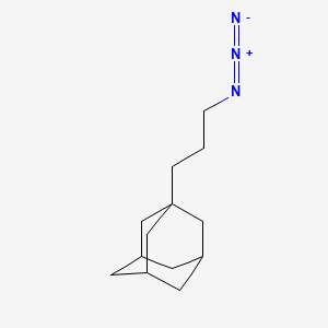 molecular formula C13H21N3 B13604979 1-(3-Azidopropyl)adamantane 