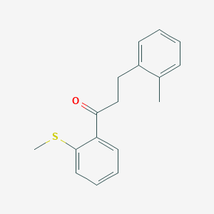 3-(2-Methylphenyl)-2'-thiomethylpropiophenone