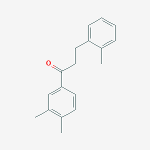3',4'-Dimethyl-3-(2-methylphenyl)propiophenone