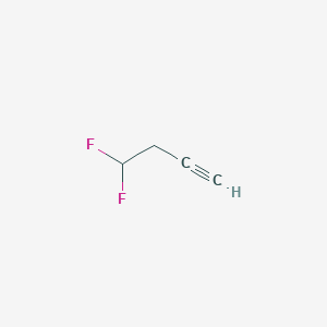 molecular formula C4H4F2 B13605158 4,4-Difluoro-1-butyne 