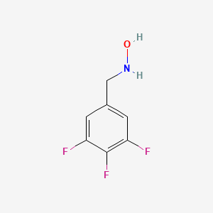 molecular formula C7H6F3NO B13605297 N-(3,4,5-Trifluorobenzyl)hydroxylamine 
