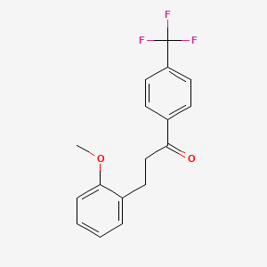3-(2-Methoxyphenyl)-4'-trifluoromethylpropiophenone