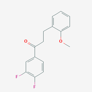 3',4'-Difluoro-3-(2-methoxyphenyl)propiophenone