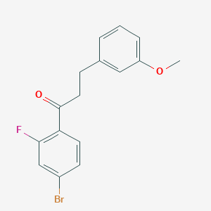 4'-Bromo-2'-fluoro-3-(3-methoxyphenyl)propiophenone
