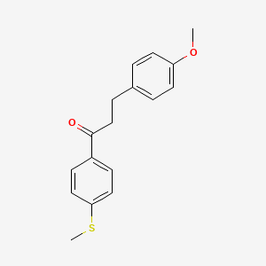 3-(4-Methoxyphenyl)-4'-thiomethylpropiophenone