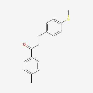 4'-Methyl-2-(4-thiomethylphenyl)propiophenone