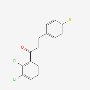 2',3'-Dichloro-3-(4-thiomethylphenyl)propiophenone