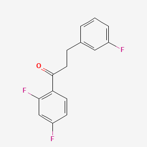 2',4'-Difluoro-3-(3-fluorophenyl)propiophenone