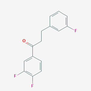 3',4'-Difluoro-3-(3-fluorophenyl)propiophenone