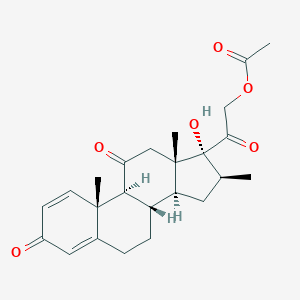 molecular formula C₂₄H₃₀O₆ B136059 Meprednisone Acetate CAS No. 1106-03-2