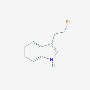 molecular formula C10H10BrN B013606 3-(2-Bromoethyl)-1H-indole CAS No. 3389-21-7