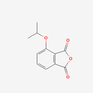 molecular formula C11H10O4 B13606028 4-(Propan-2-yloxy)-1,3-dihydro-2-benzofuran-1,3-dione CAS No. 2792217-25-3