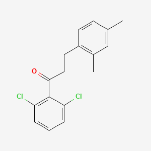 2',6'-Dichloro-3-(2,4-dimethylphenyl)propiophenone