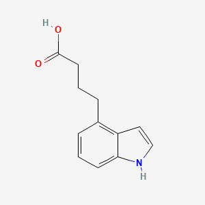 molecular formula C12H13NO2 B13606084 4-(1H-indol-4-yl)butanoic acid 