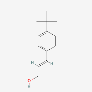 molecular formula C13H18O B13606178 3-(4-Tert-butylphenyl)prop-2-en-1-ol 