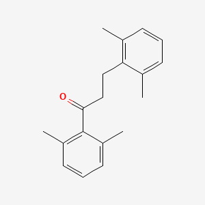 molecular formula C19H22O B1360623 2',6'-Dimethyl-3-(2,6-dimethylphenyl)propiophenone CAS No. 898754-88-6