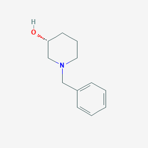 molecular formula C12H17NO B136063 (R)-1-benzylpiperidin-3-ol CAS No. 91599-81-4