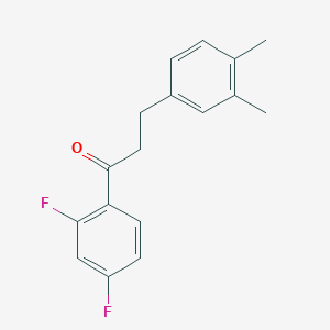 2',4'-Difluoro-3-(3,4-dimethylphenyl)propiophenone