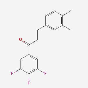 3-(3,4-Dimethylphenyl)-3',4',5'-trifluoropropiophenone