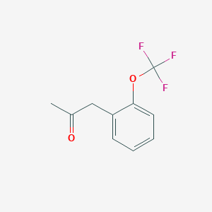 molecular formula C10H9F3O2 B13606437 1-(2-(Trifluoromethoxy)phenyl)propan-2-one 